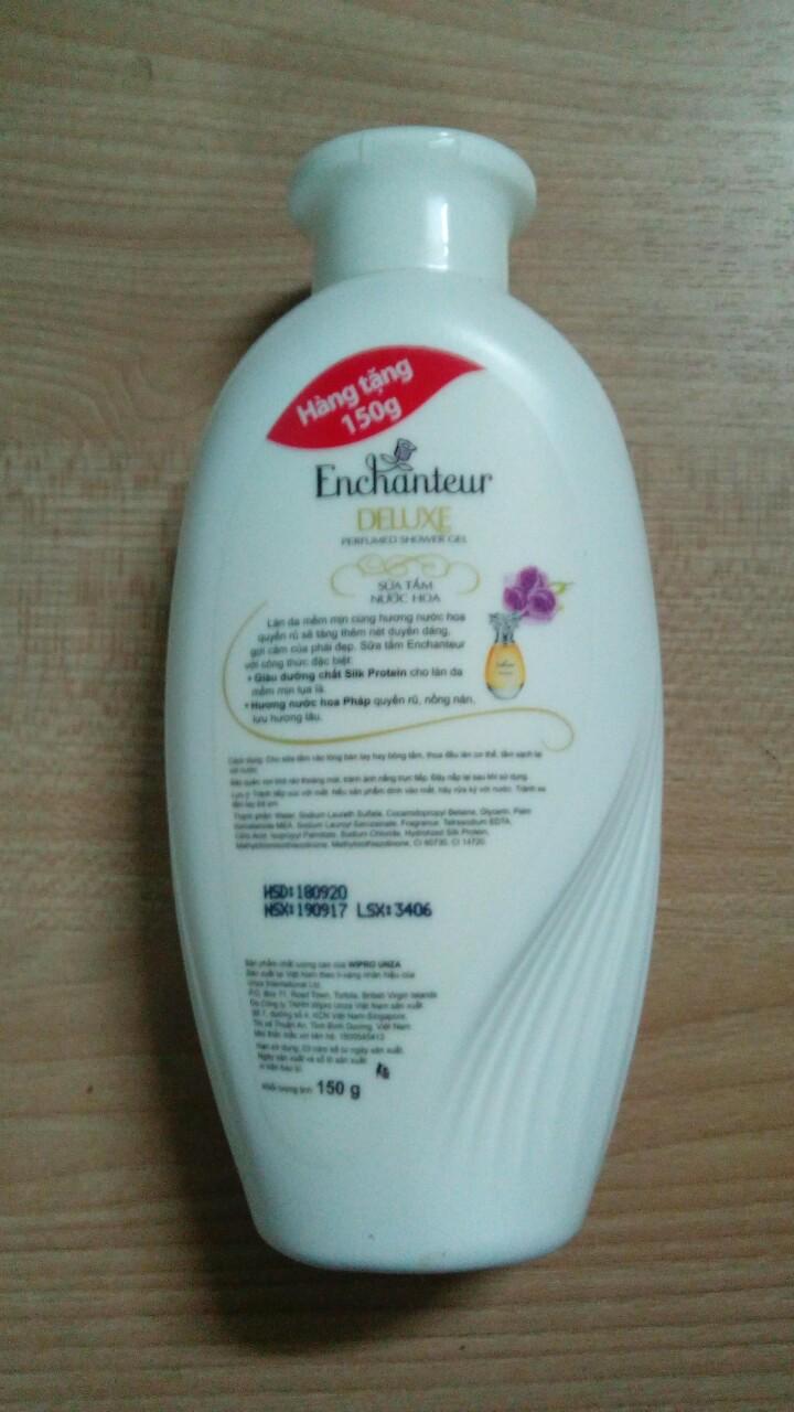 Sữa Tắm Trắng Enchanteur Deluxe (hàng tặng 150g)