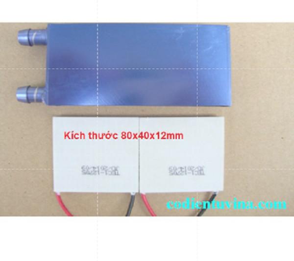 Tản nhiệt nước cho sò nóng lạnh (kích thước 80x40x12mm)