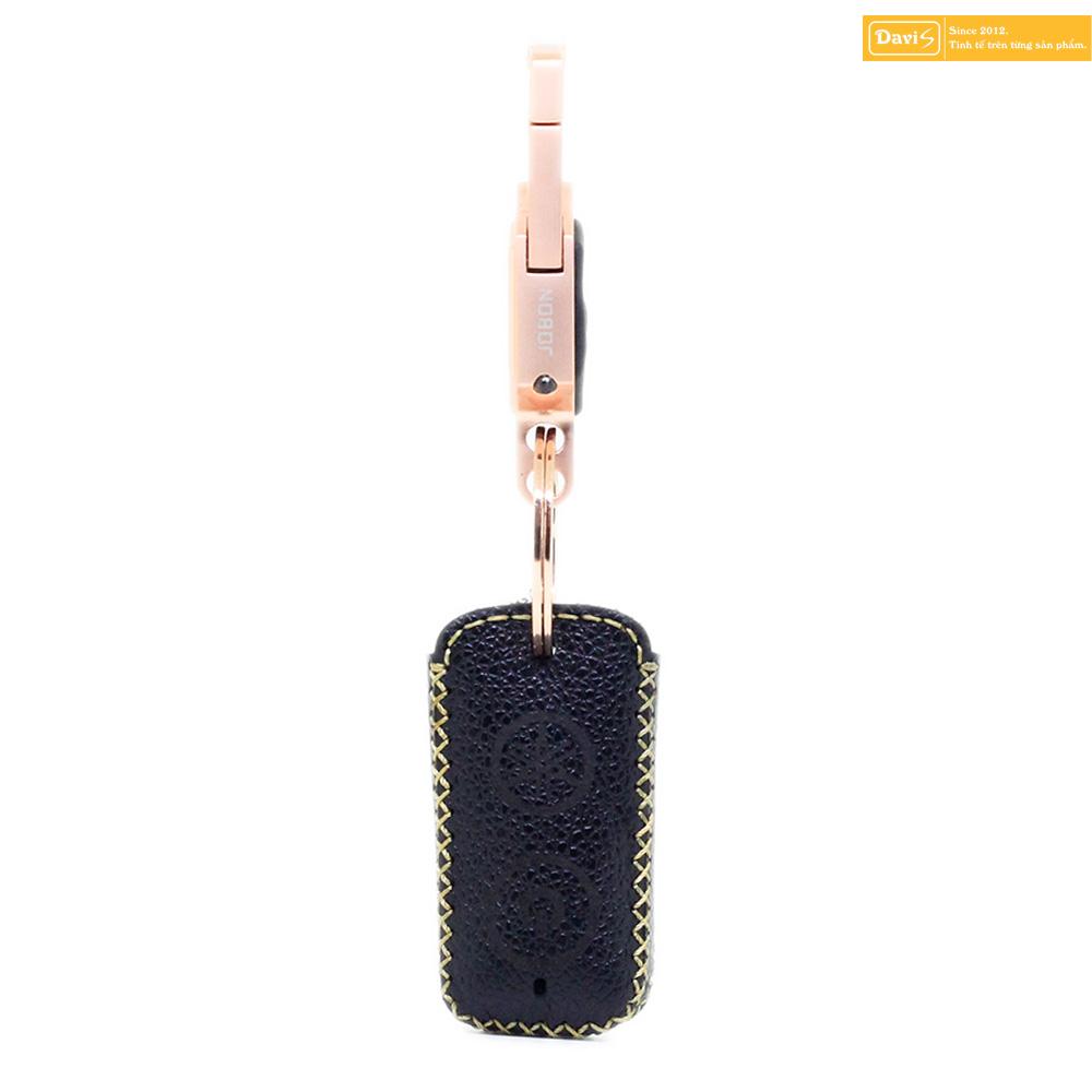 Bao da smartkey Yamaha NVX - Davis (Đen vân)
