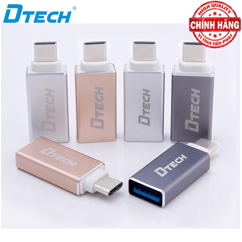 Đầu chuyển Type-C sang USB 3.0 Female OTG - DTech T0001A .