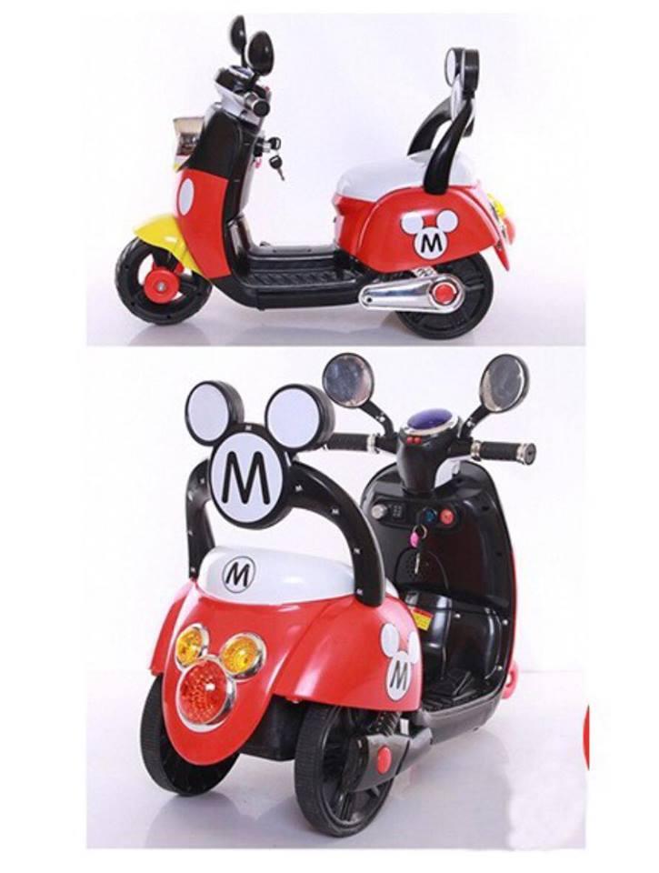 XE MÁY ĐIỆN TRẺ EM HÌNH MICKEY DỄ THƯƠNG