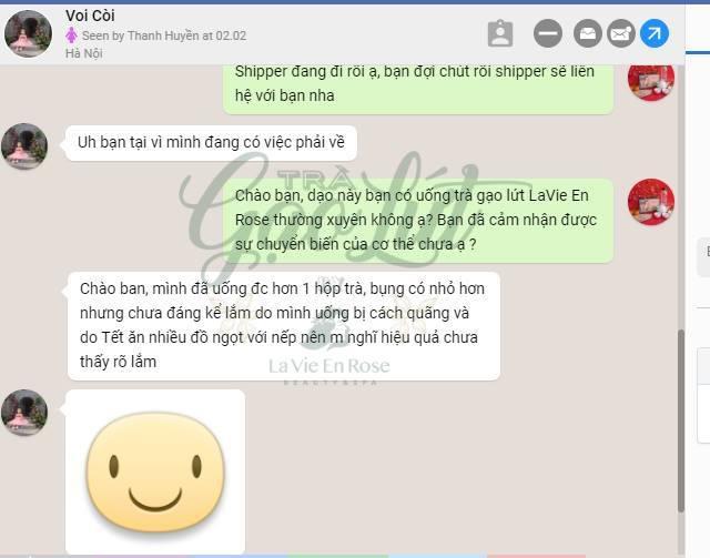 Trà Gạo Lứt La Vien Rose Thon Dáng Đẹp Da[TẶNG 2 MẶT NẠ]