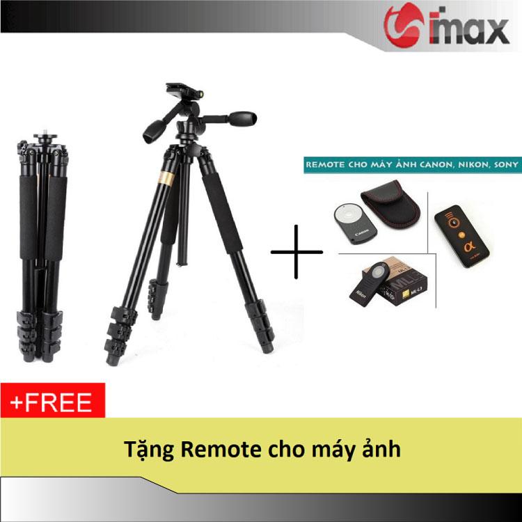 [HCM]Chân máy ảnh Tripod Beike Q-620 + Remote cho máy ảnh
