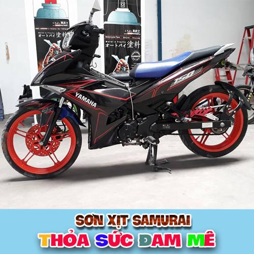 Sơn samurai màu cam - Chai sơn cam rực Y3505 sơn xịt samurai