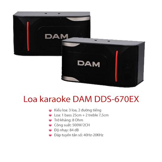 [HCM][Trả góp 0%]Loa Dam DDS-670EX