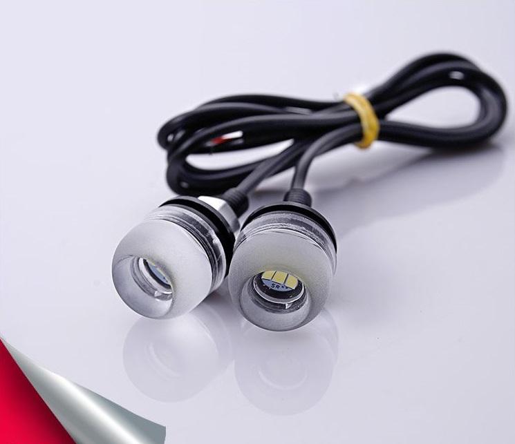 Một đôi đèn LED vít thấu kính lõm màu đỏ