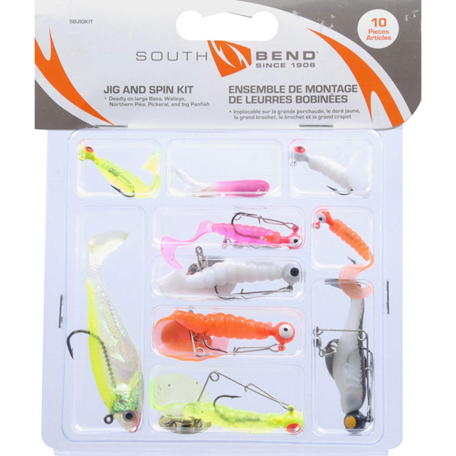 Bộ 10 mồi giả South Bend Jig & Spin