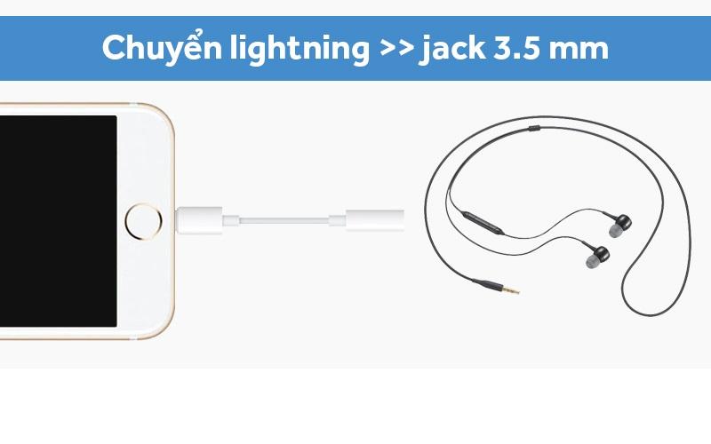Cáp chuyển đổi cổng Lightning sang jack audio 3.5mm - Loại zin
