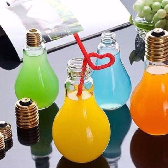 Combo 10 lọ thủy tinh bóng đèn 300ml cực hot nắp ngẫu nhiên