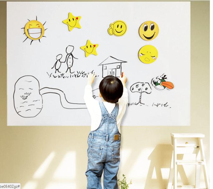 Decan bảng trắng dán tường 120*200cm - BT120*200
