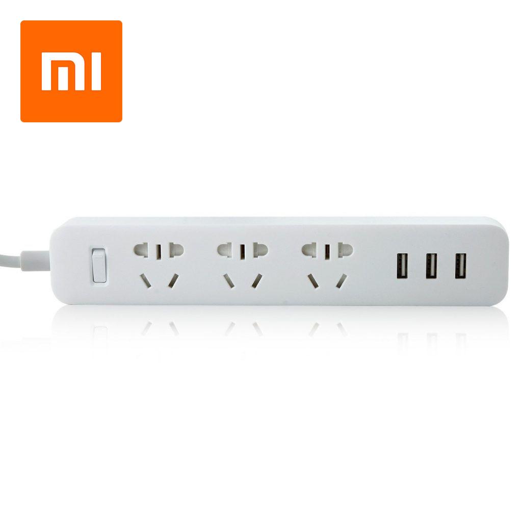 [Mã ELMAR31 Giảm 10%] Ổ Cắm Điện Xiaomi - 3 Ổ Điện / 3 Cổng Sạc USB (1A - 2A)