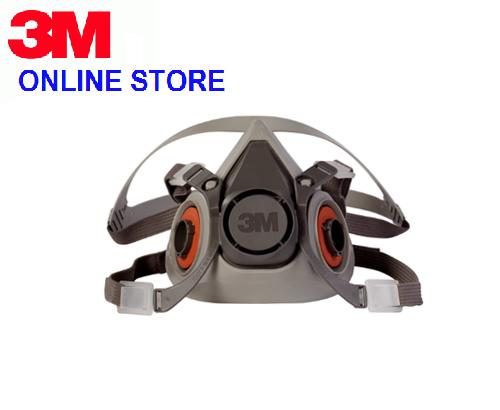 MẶT NẠ PHÒNG ĐỘC NỬA MẶT 2 PHIN LỌC 3M 6100