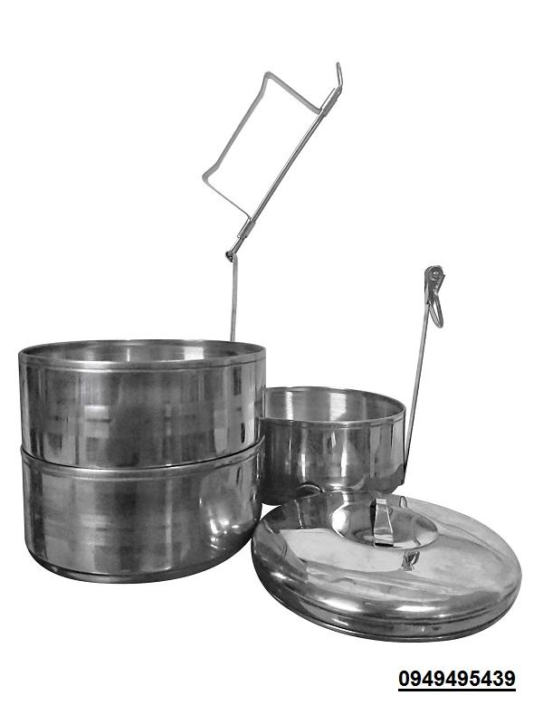 [HCM]Camen inox 3 ngăn(Bạc)