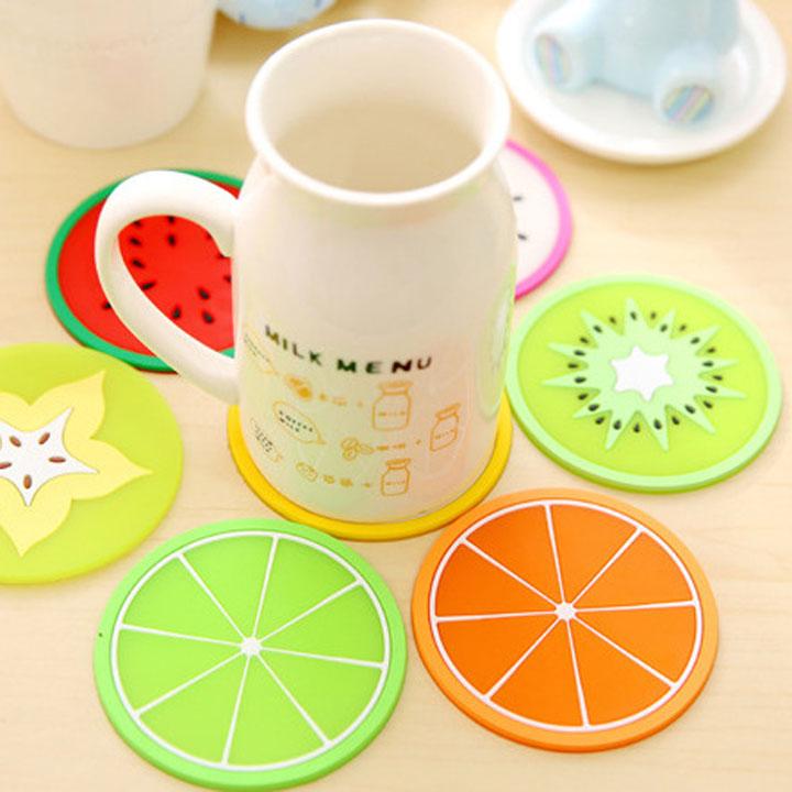 Combo 5 Miếng Lót Ly Hình Trái Cây