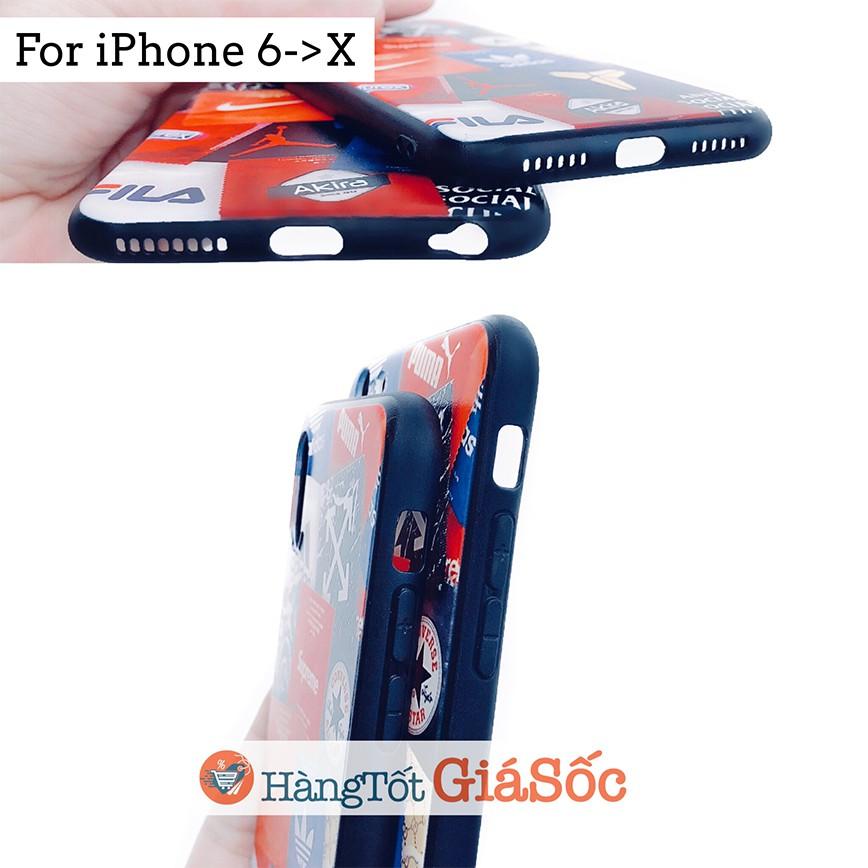 Ốp in hình BCS cực chất cho iPhone 6->X (ốp Durex iPhone)