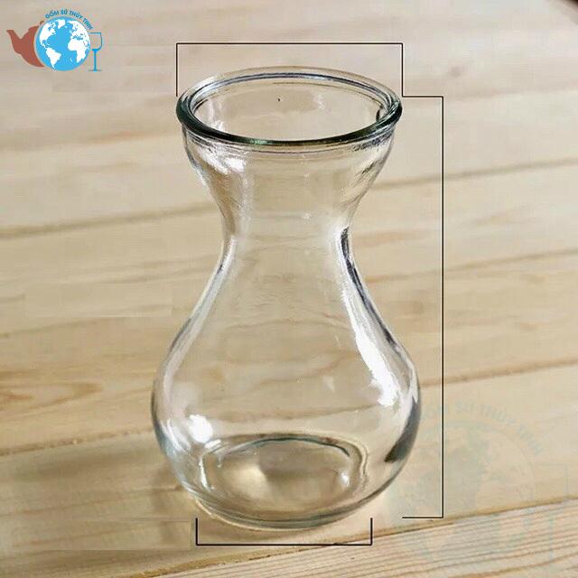 Bình Bông Lọ Hoa Thủy Tinh Miệng Loe