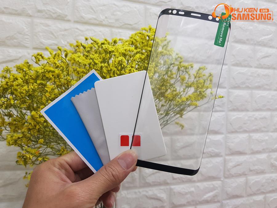 Miếng dán full màn hình Vmax cho Galaxy S8 Plus (Đen)