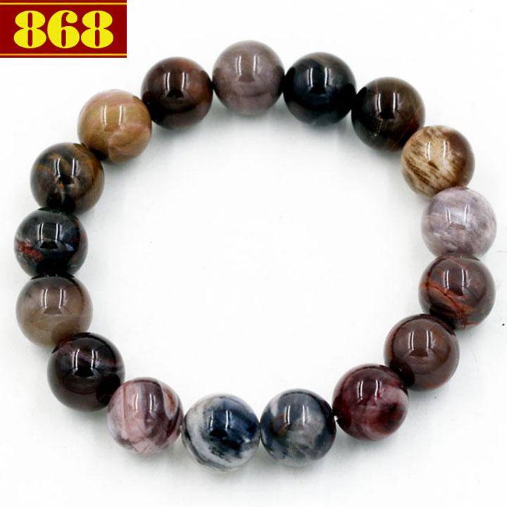 10 PCs 17 beads fossil beads bracelet, beads charms