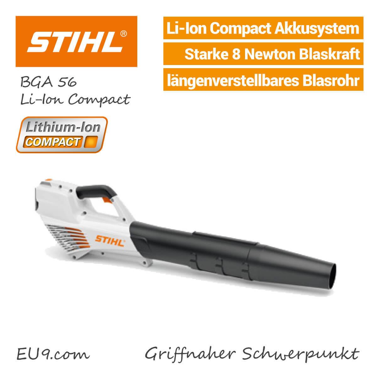 Máy thổi khí thổi lá dùng pin STIHL BGA 56