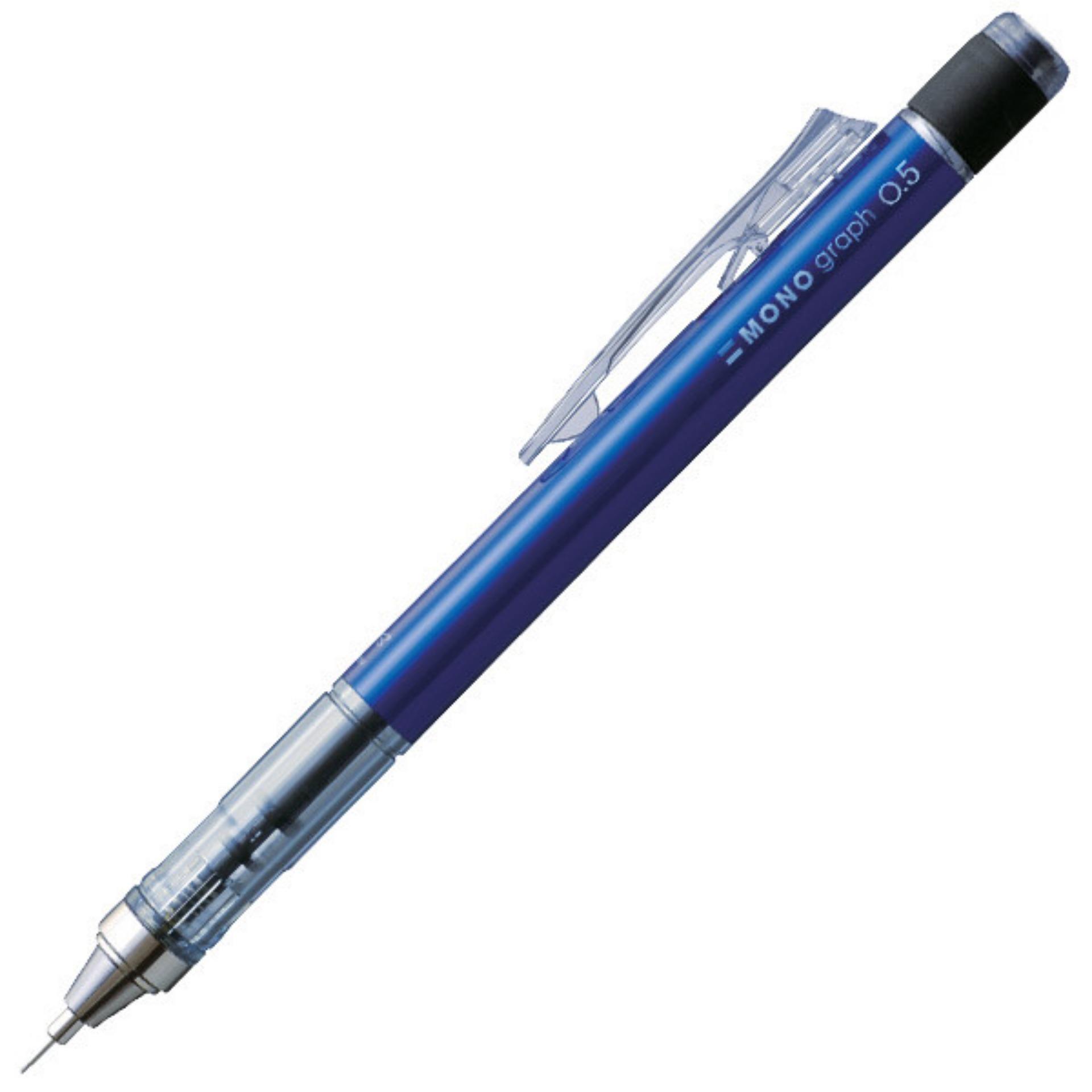 [HCM]BÚT CHÌ BẤM TOMBOW MONO GRAPH 0.5MM THÂN MÀU XANH DƯƠNG (DPA-132D)