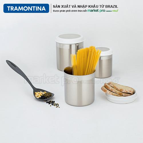 Tramontina - Bộ hộp inox bảo quản thực phẩm nhập khẩu cao cấp