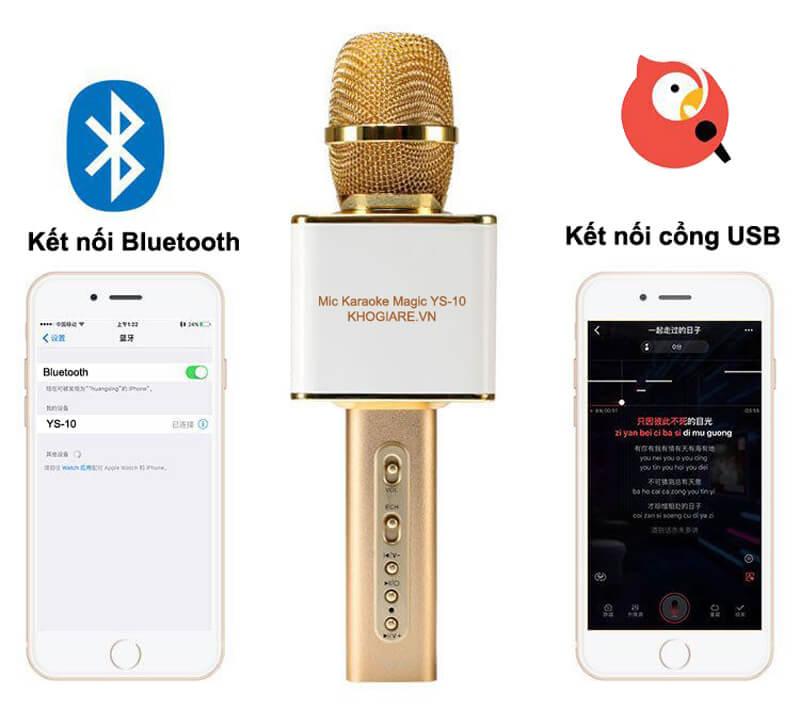 Micro karaoke kiem loa YS-10