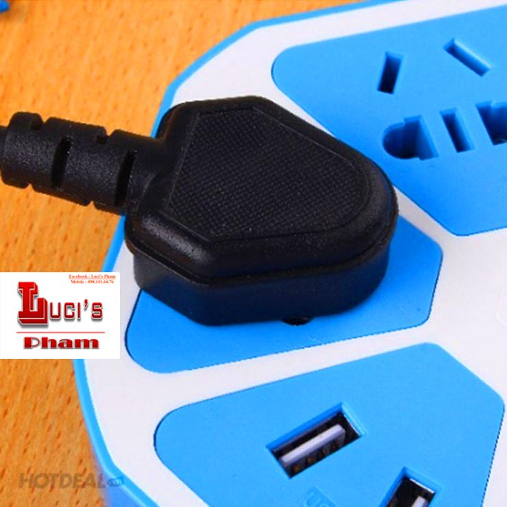 Ổ Cắm Điện Hình Múi Cam Có Cổng USB