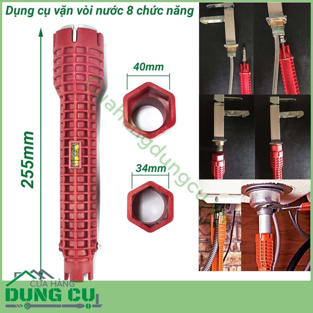 cờ lê vặn dây cấp nước 8 chức năng