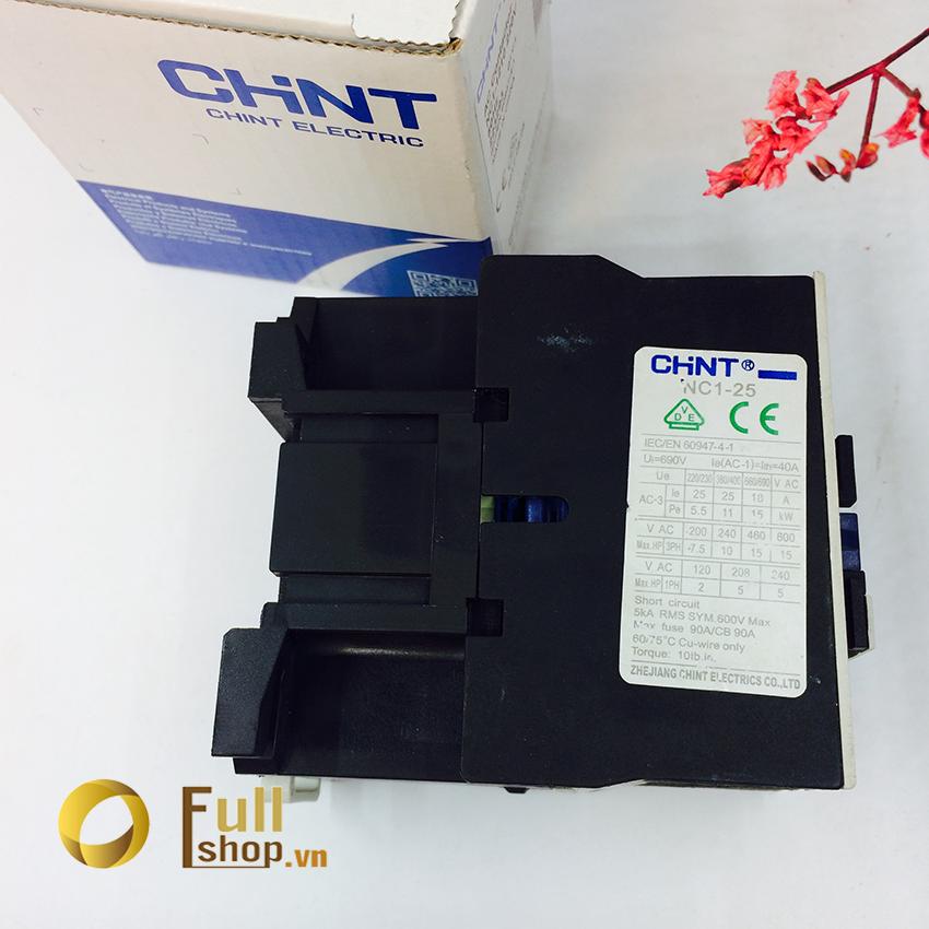 Khởi động từ - Contactor 12A CHINT NC1-1201