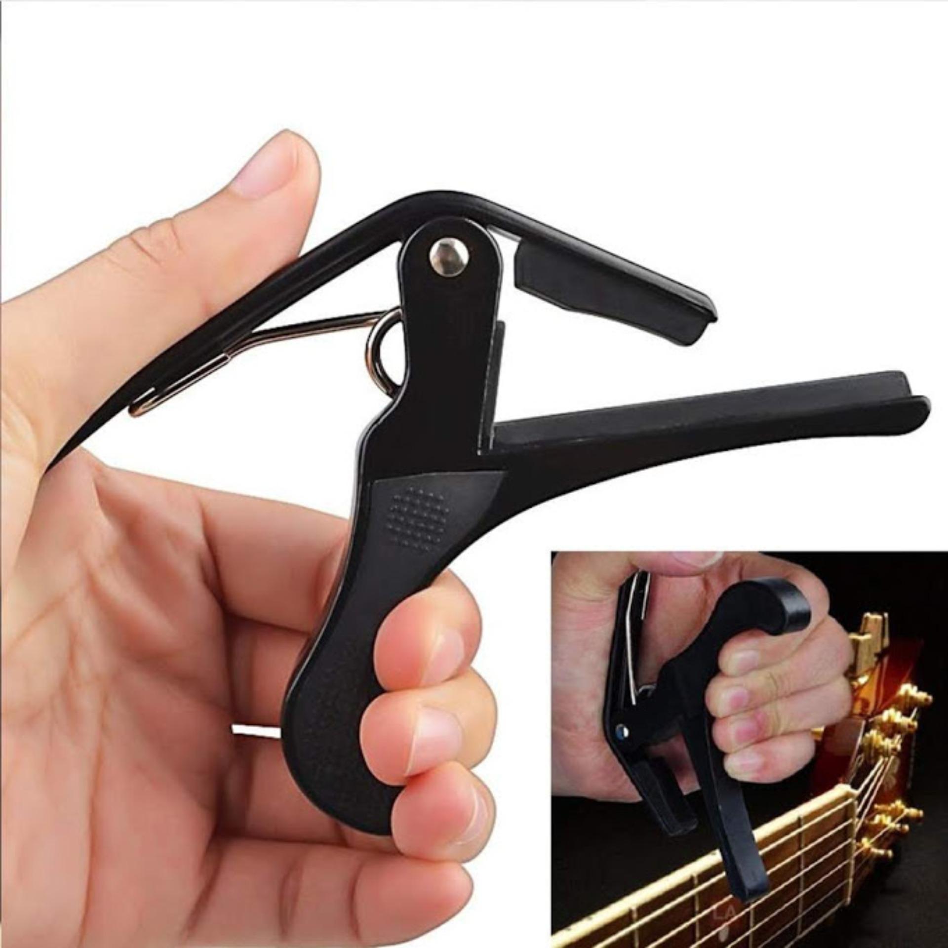 Capo Guitar Màu Đen (Tặng phím gảy Alice)