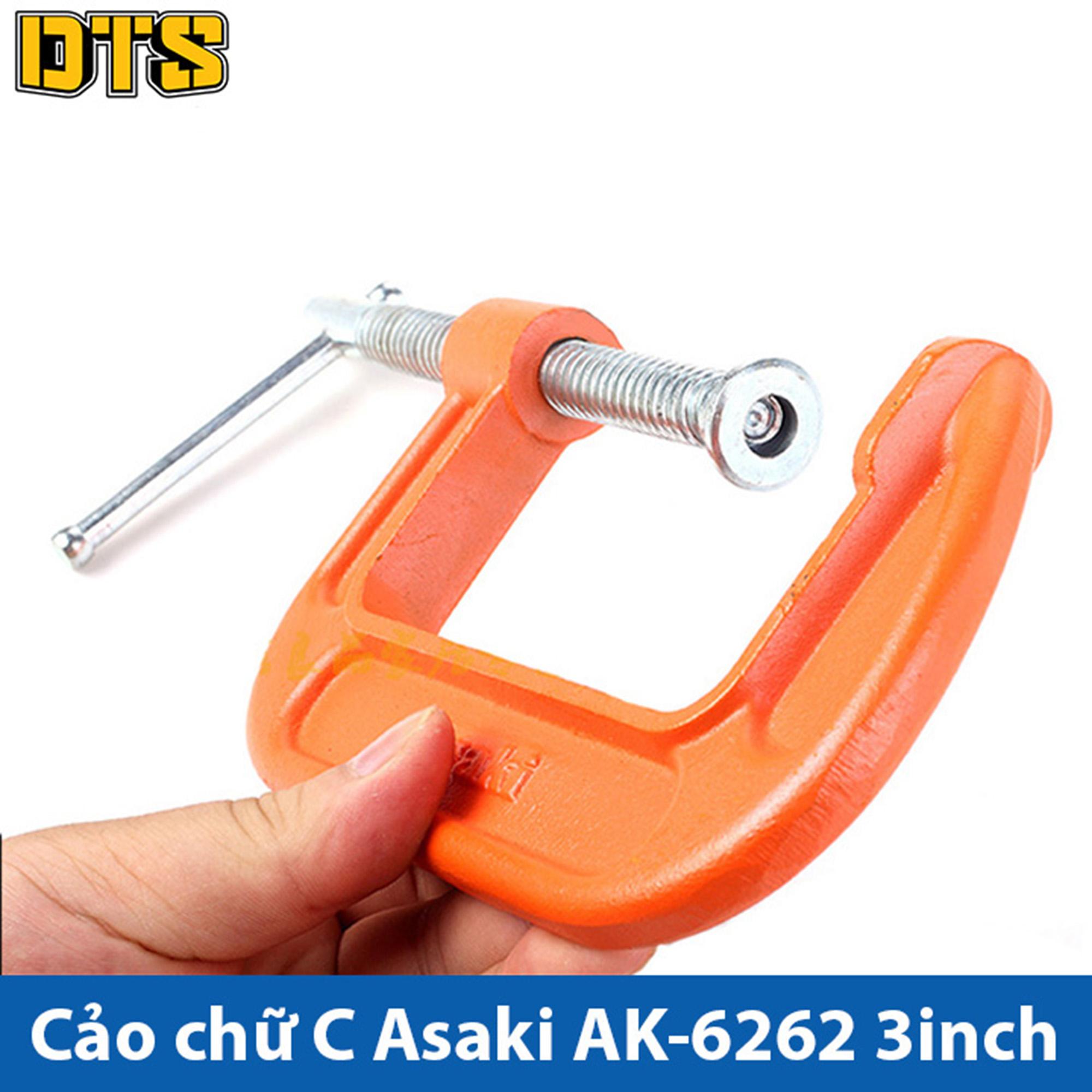 Cảo chữ C Asaki AK-6262 3inch - Vam chữ G