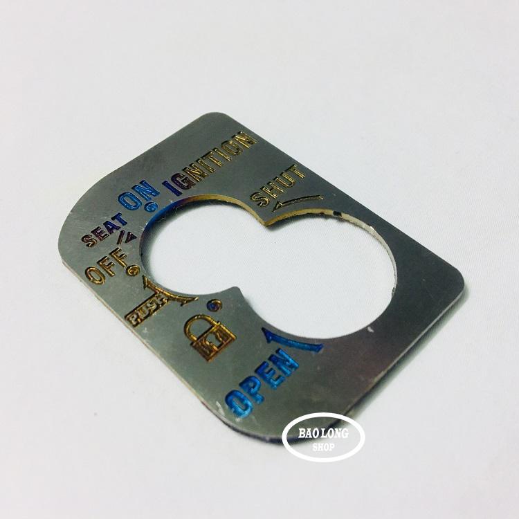 Tem dán ổ khóa Titanium dành Vario,Airblade (Titan 100%) dày 2li