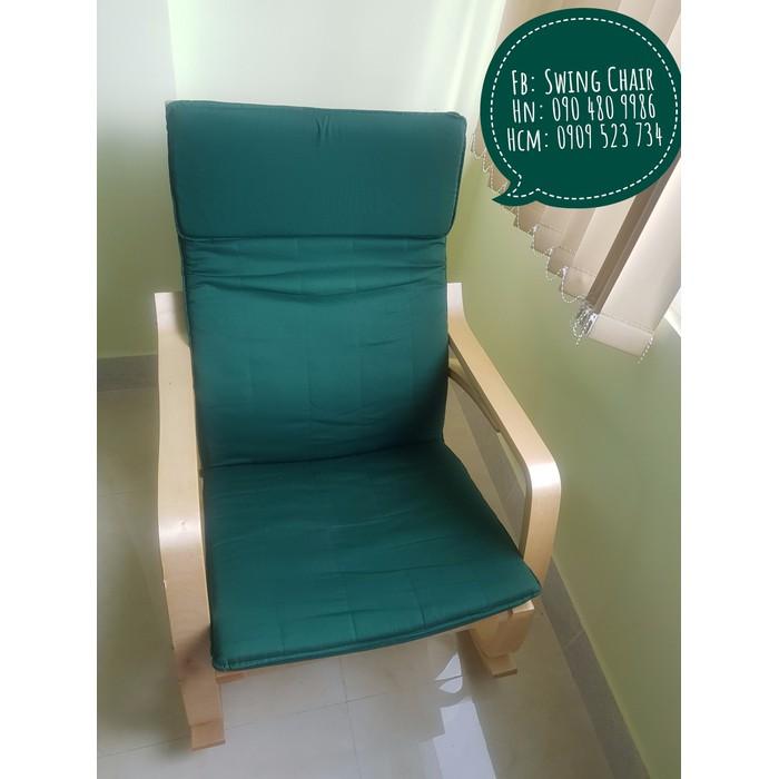 Ghế Thư Giãn Poang Rocking Chair - Đen