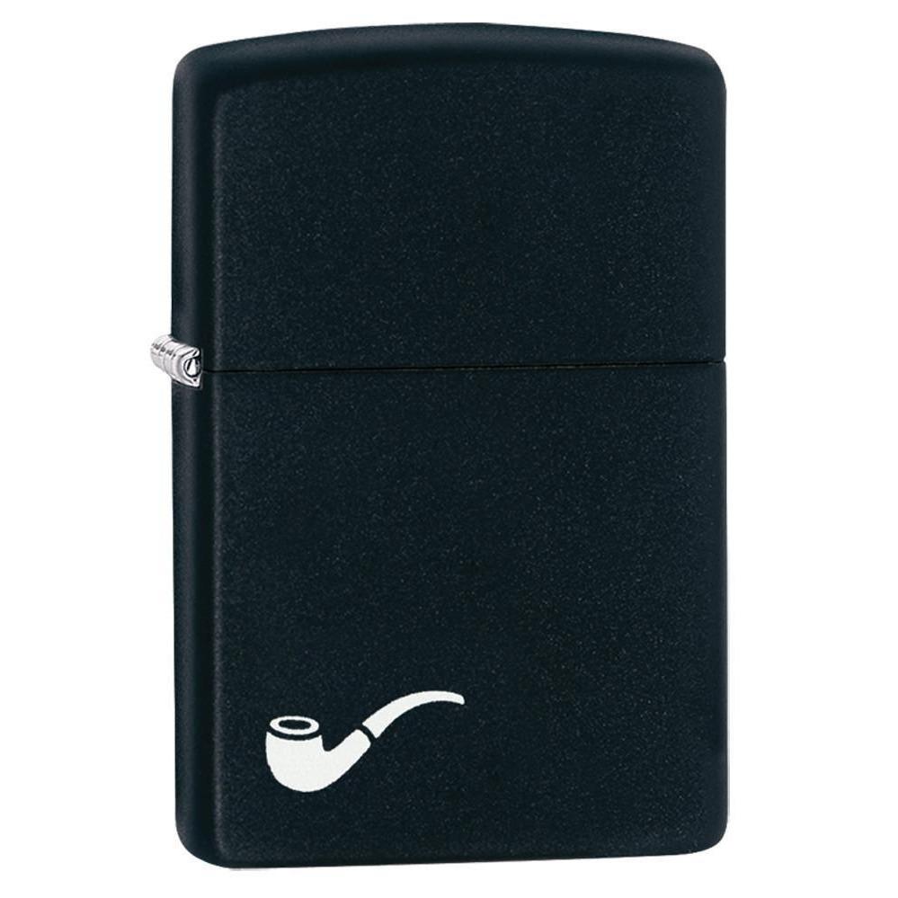 BẬT LỬA ZIPPO PIPE BLACK MATTE