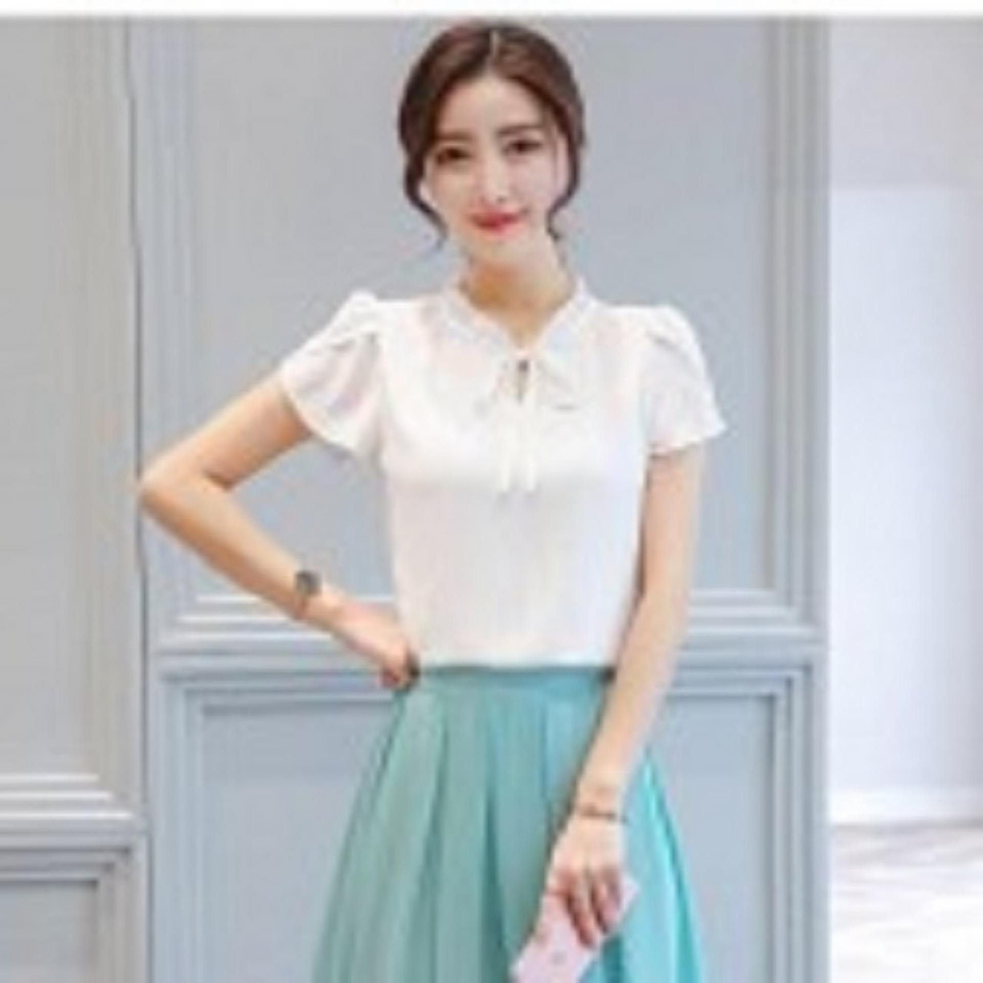 [HCM]áo công sở tay búp sen cổ nhún