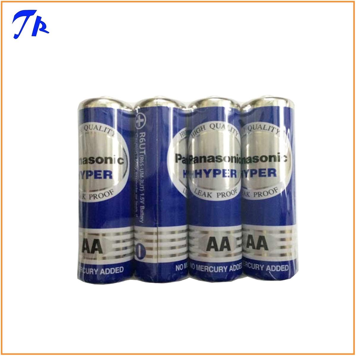 [HCM]5 vỉ Pin AA Panasonic R06UT/4S ( vỉ 4 viên )