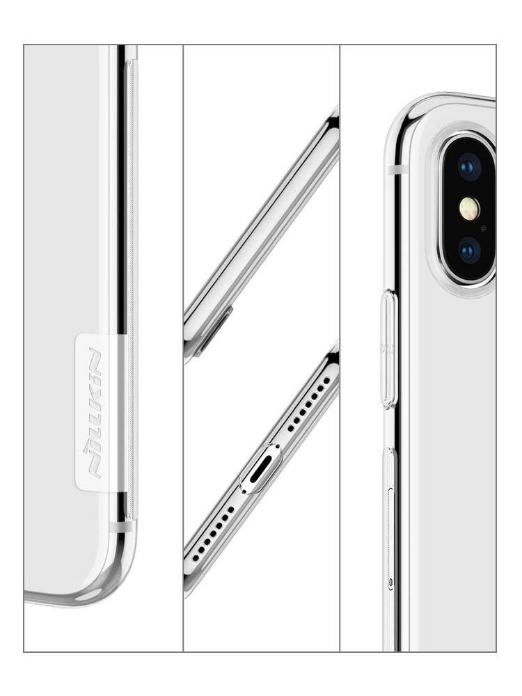 Ốp Lưng Silicon Nillkin Cho iPhone Xs Max - Trong Suốt