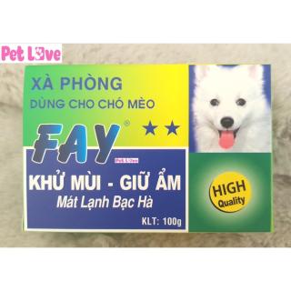 Xà bông Fay 2 sao tắm chó mèo, giữ ẩm và khử mùi (100g) thumbnail