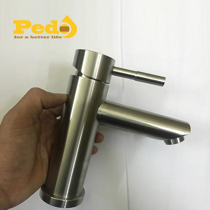 Vòi chậu rửa nóng lạnh inox 304 PEDO PO-060