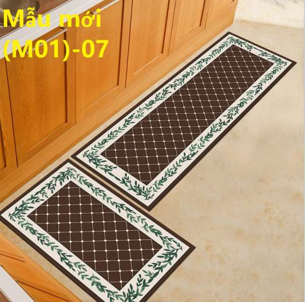 BỘ 2 THẢM LÓT SÀN BẾP MẪU MỚI (M01) 40X60CM VÀ 40X120CM