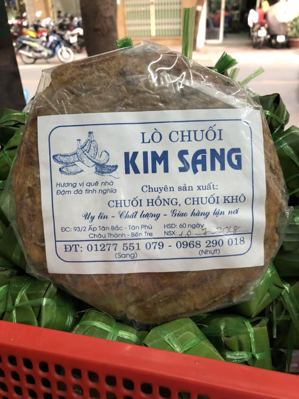 Chuối xiêm ép trọng lượng 450G