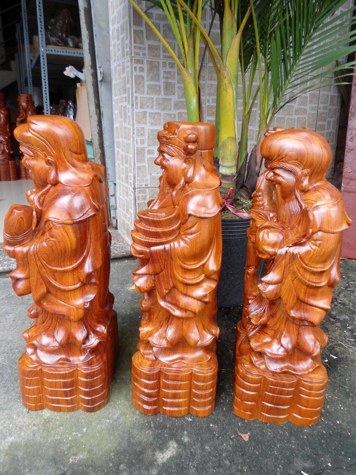 Tượng Tam Đa (Phúc Lộc Thọ) cao 50cm
