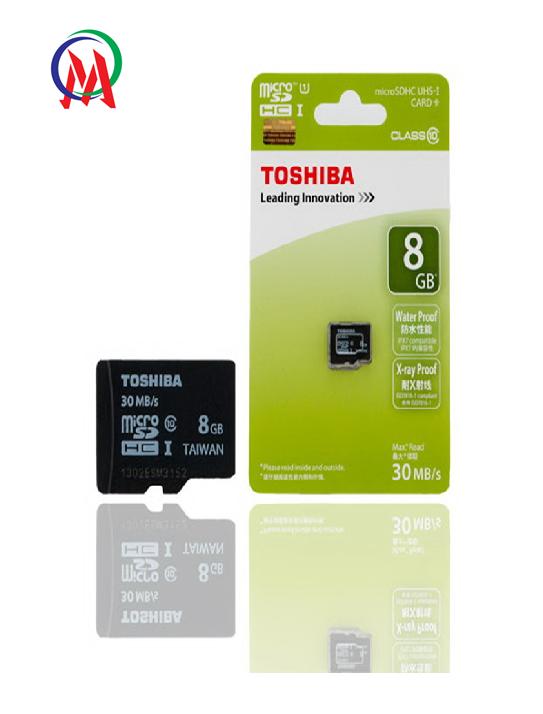 [HCM]Thẻ nhớ Micro SD 8G  TOSHIBA CLASS 10  BOX