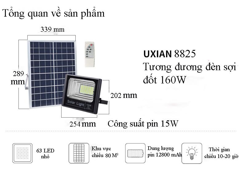 Đèn Năng Lượng Mặt Trời Điều Khiển Từ Xa 40 W Solar Night ( Khu vực chiếu 80 mét vuông)