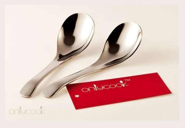 Bộ 8 muỗng súp Inox - OnlyCook 13x3.5cm - 35g