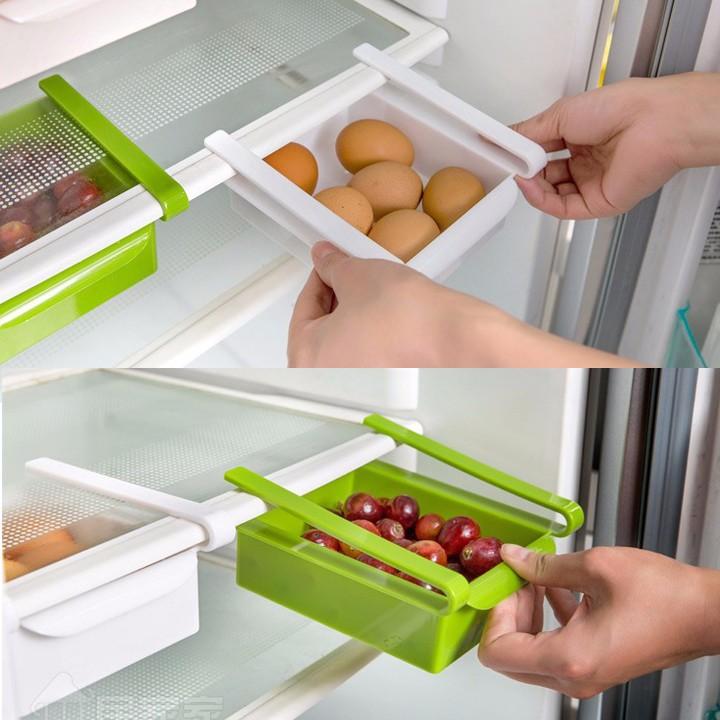 Khay nhựa để tủ lạnh tiện lợi (giao màu ngẫu nhiên)