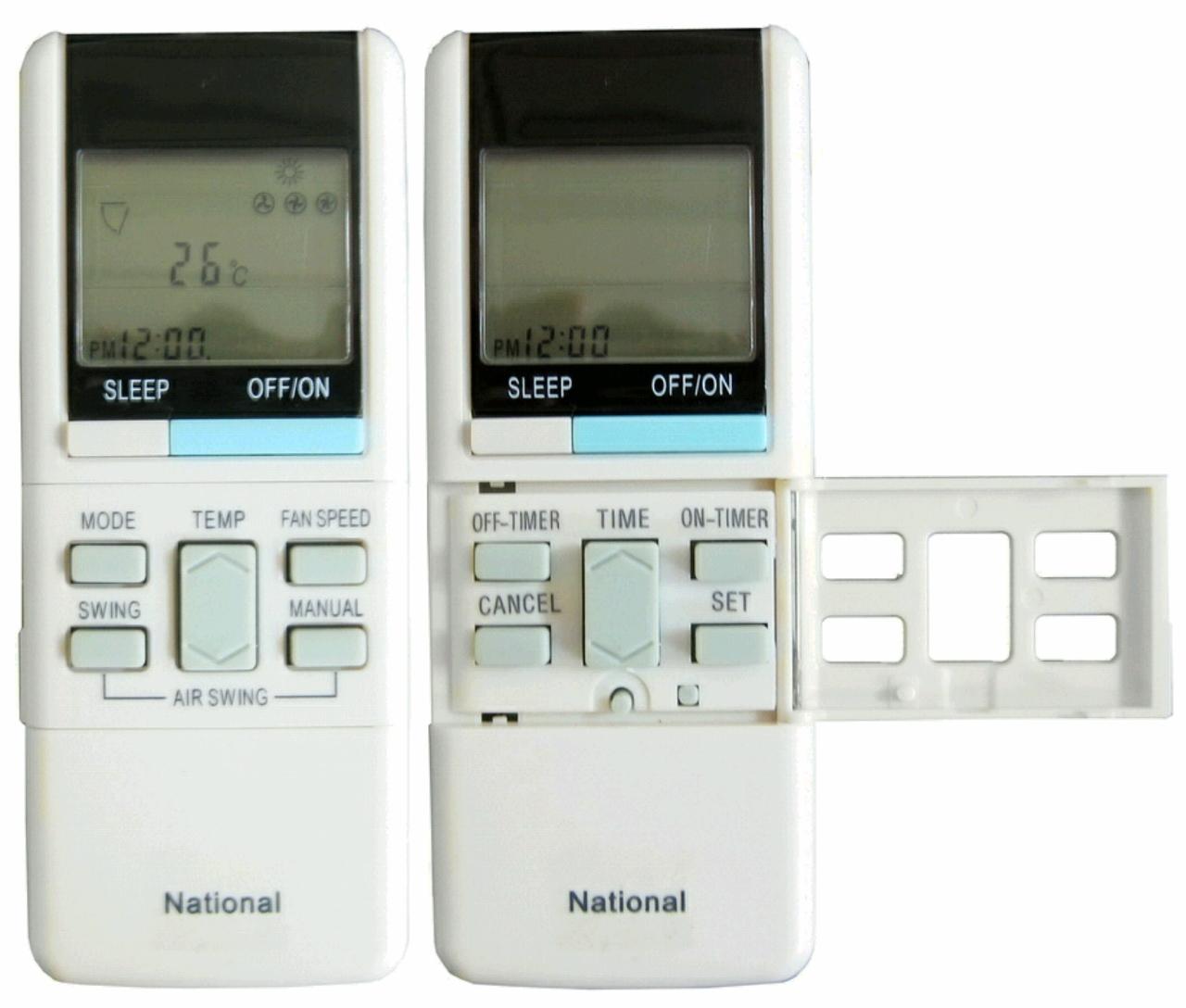 Điều khiển điều hòa national a75c598/a75c380/a75c376/a75c452/a75c606/a75c454