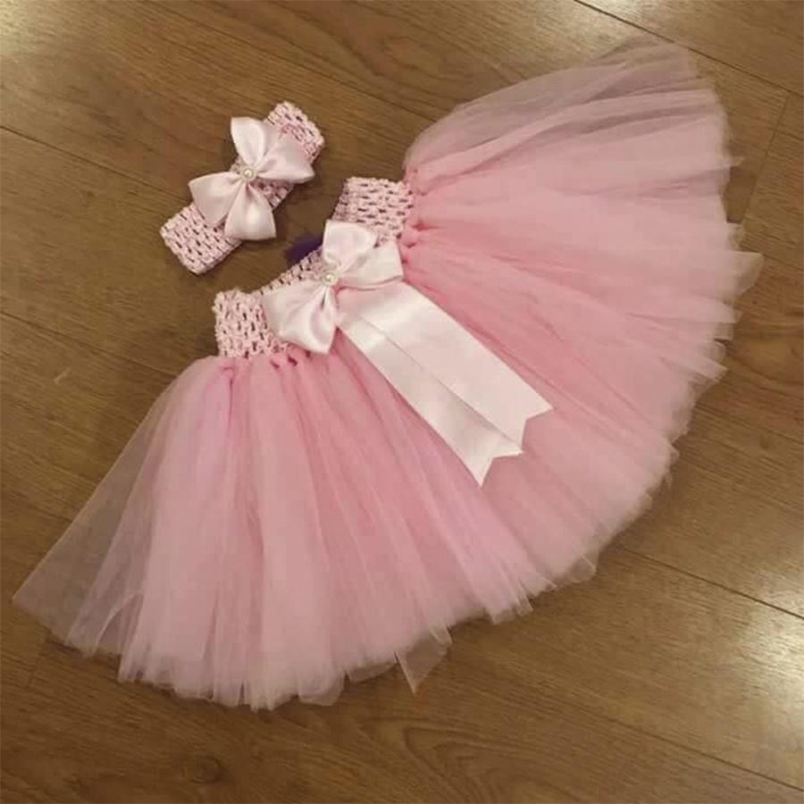 chân váy hồng phấn cho bé