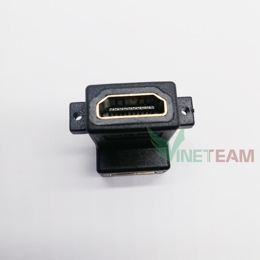 Đầu nối HDMI đổi góc 90 độ 2 đầu âm