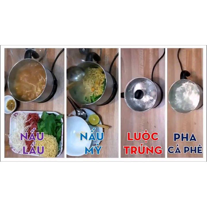 Nồi Đun Siêu Tốc Có Nút Điều Chỉnh Nhiệt